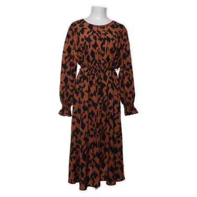 Maxikjole (Brun, Sort) fra Shein Curve Polyester