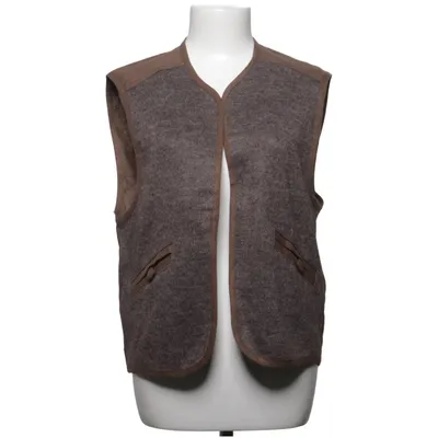 Vest (Brown) from Maria Maruschka Linen, Wool