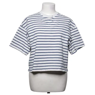 T-shirt (Blanc, Bleu) de Bershka Coton