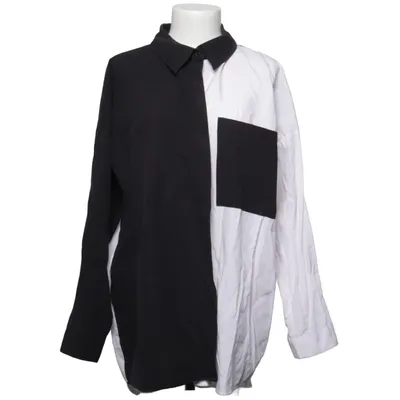 Shirt (Black, White) from Alia Cotton, Polyester