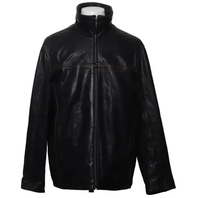 Läderjacka (Brun) från Trapper Bomull, Skinn, Polyester