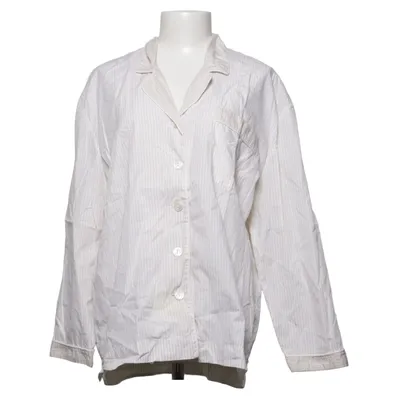 Pajama shirt (Beige, White) from Living Cotton
