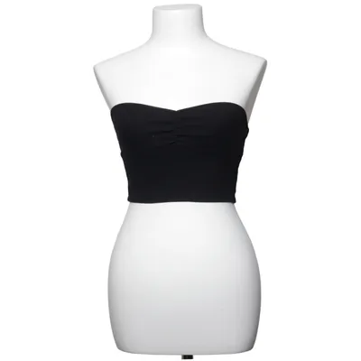 Tube top (Zwart) van Bershka Katoen, Elastaan