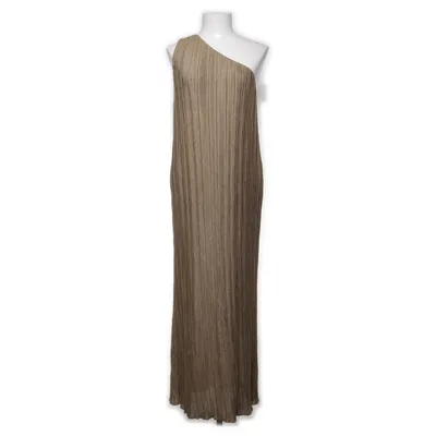 Långklänning (Beige) från Massimo Dutti Polyester