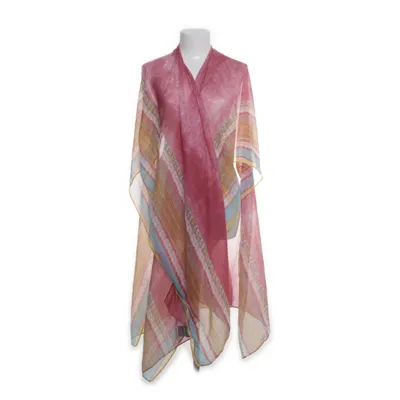 Poncho (Pink, Multicolored) from Passigatti Polyester