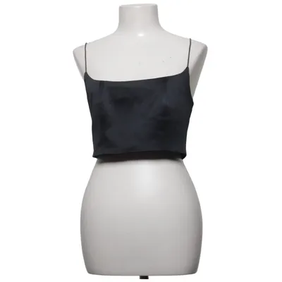 Crop top (Zwart) van Wearth Zijde, Tencel