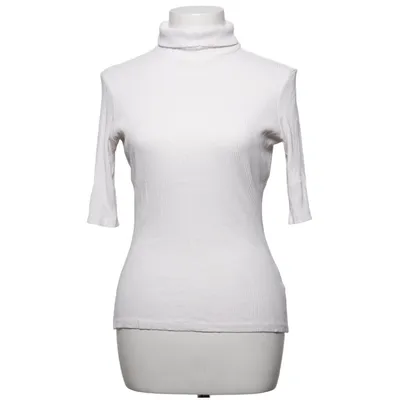 Top (Short Sleeve Rib Collar Top) van NA-KD Elastaan, Viscose