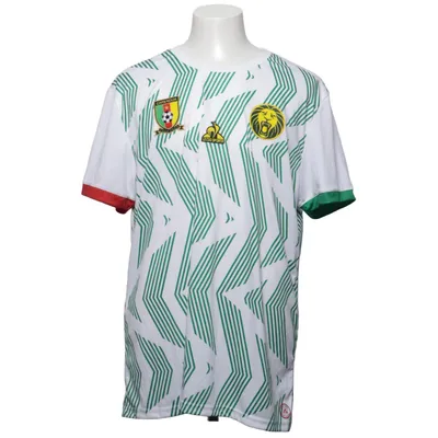 Maillot de football (Blanc, Vert, Rouge) de Le Coq Sportif Polyester