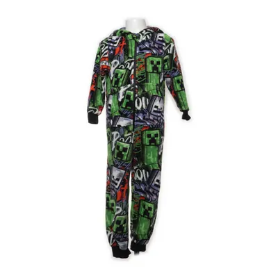 Mjukisdräkt (Grön, Svart, Flerfärgad) från Minecraft Polyester