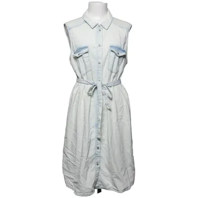 Robe maternité (Bleu, Blanc) de Mamalicious Coton, Élasthane, Polyester, Viscose