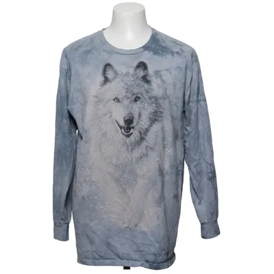 Long sleeve T-shirt (Blue) from The Mountain Cotton