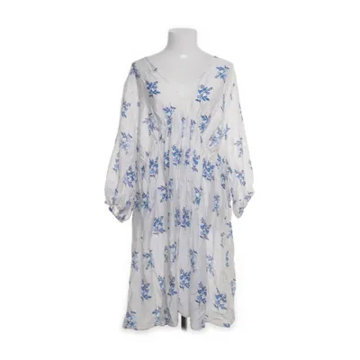 Jurk (Blauw, Wit) van H&M Polyamide, Viscose