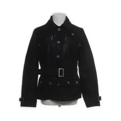 Läderjacka (Svart) från Cecil Polyester, Skinn