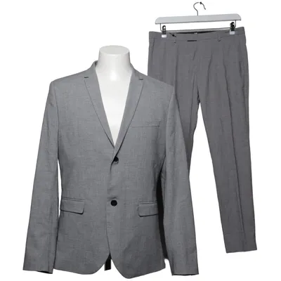 Costume (Gris) de H&M Laine, Viscose, Polyester