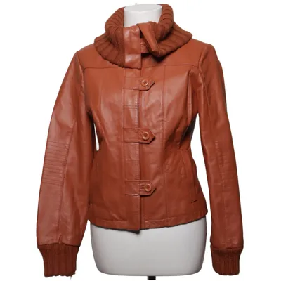 Veste en cuir (Marron) de Ichi Cuir, Polyester