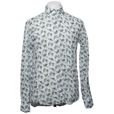 Shirt (Wit, Blauw, Groen) van Stenströms Linnen