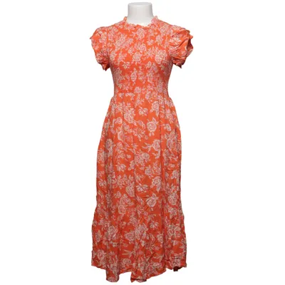 Maxi dress (Orange, White) from YAS Viscose