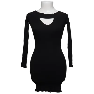 Jurk (Cut Out Ribbed Dress) van Anna Nooshin x NA-KD Katoen, Elastaan
