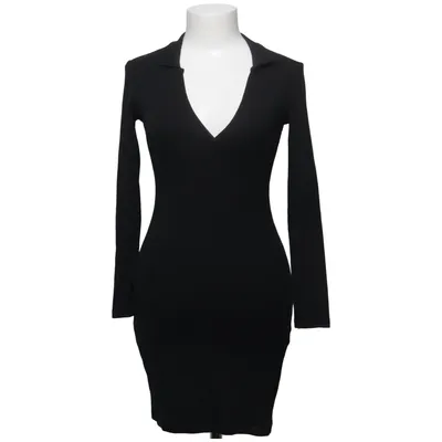 Kleid (Schwarz) von Zara Baumwolle, Elasthan