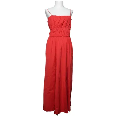 Robe longue (Rouge) de COS Coton, Élasthane, Polyamide