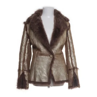 Shearling jas (Bruin, Beige) van Patrizia Pepe Leer