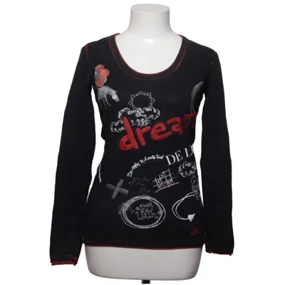 Långärmad t-shirt (Svart, Flerfärgad) från Desigual Bomull