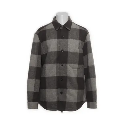 Överskjorta (Brun, Grå) från Uniqlo Polyester, Viskos