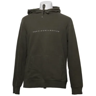 Sweat à capuche (Vert) de Poetic Collective Coton, Polyester