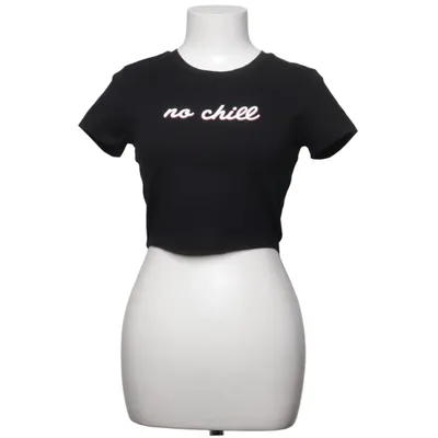 Crop top (Black) from Forever 21 Cotton, Elastane