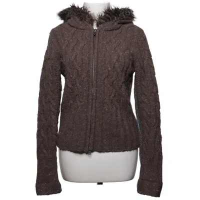 Cardigan (Brown) from Gaastra Polyamide, Wool