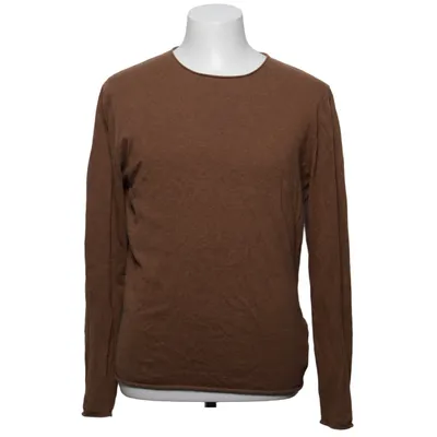 Trui (Bruin) van Selected Homme Katoen, Zijde