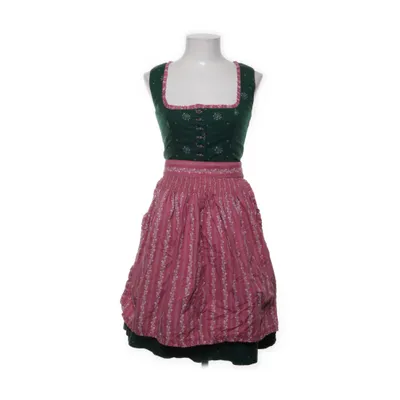 Dirndl (Vert, Rose, Blanc) de Almsach Coton