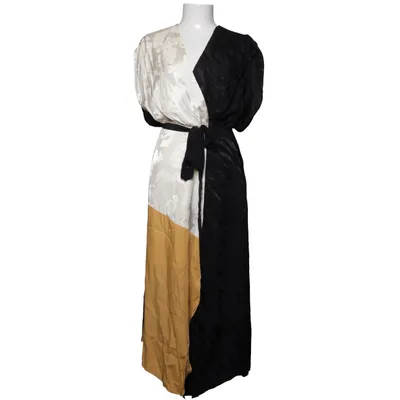 Wrap dress (Black, White, Brown, Multicolored) from Ipekyol Polyester, Viscose