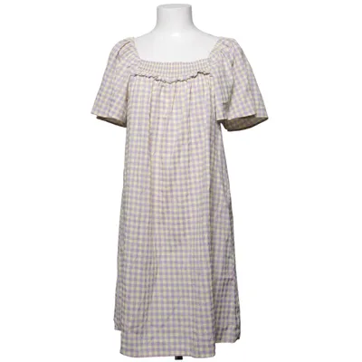 Kjole (Lilla, Gul) fra Unmade Copenhagen Bomuld, Polyester