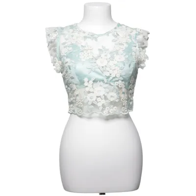 Crop top (Grön, Vit) från Lucy Wang Polyester
