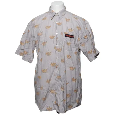 Korte mouwen shirt (Grijs, Bruin) Katoen