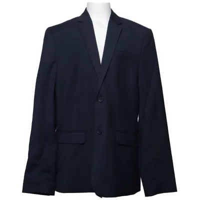 Blazer (Bleu) de H&M Polyester, Viscose