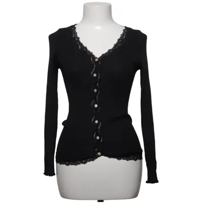 Cardigan (Black) from Rosemunde Cotton, Elastane, Polyamide, Silk