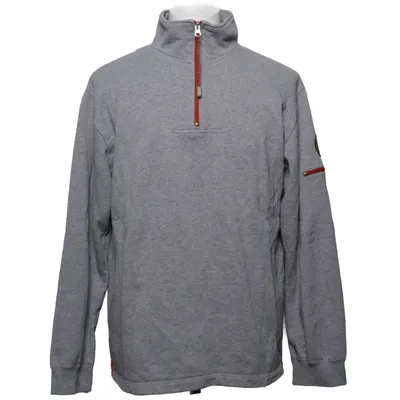 Sweatshirt (Grå, Orange) fra Atlant Bomuld, Polyester