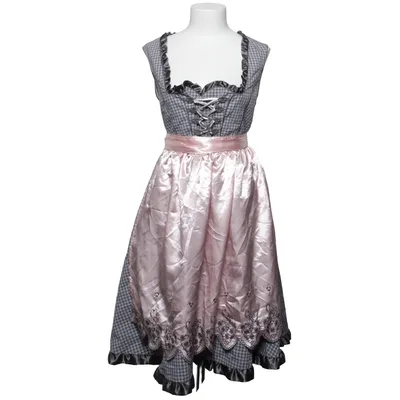 Dirndl (Grå, Pink, Hvid) fra Bonprix Bomuld, Polyester