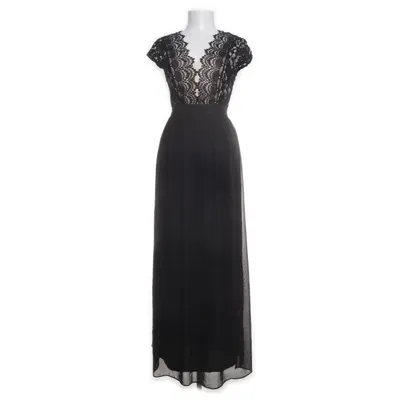 Maxi dress (Black) from Elise Ryan Polyester, Nylon, Elastane