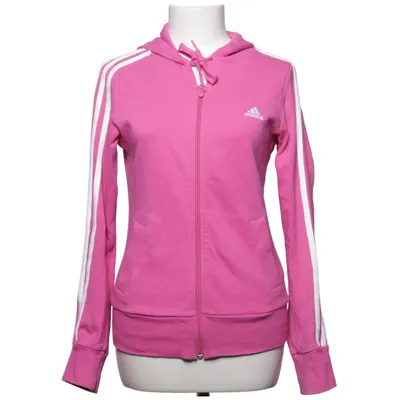 Sweat à capuche (Rose, Blanc) de Adidas Coton biologique
