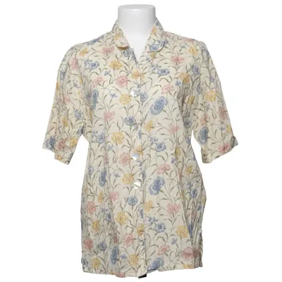 Short sleeve shirt (Beige, Multicolored) from Walbusch