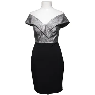 Cocktail dress (Black, Silver) from Fervente Elastane, Polyester, Viscose