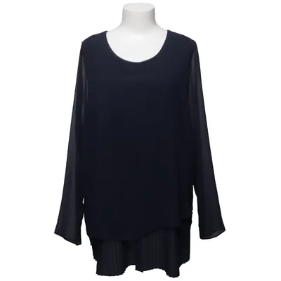 Blouse (Blauw) van Gina Laura Polyester, Viscose