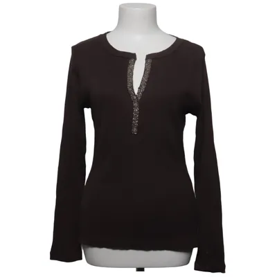 Henley shirt (Bruin) van Papaya Katoen