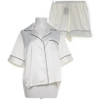 Pyjamas (Vit) från By Malina Collection Polyester, Viskos