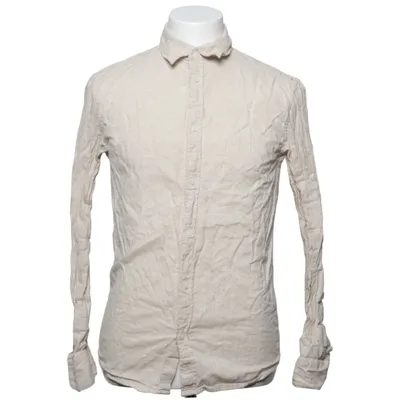 Shirt (Green) from H&M Man Linen, Cotton
