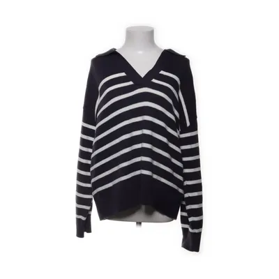 Sweater (Blue, White) from Amara Reya Acrylic, Cotton