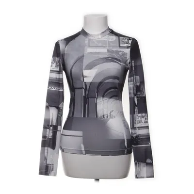 Långärmad t-shirt (Grå, Vit, Svart) från Urban Revivo Elastan, Polyester